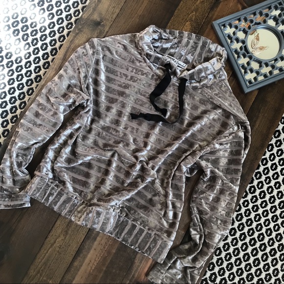 Tops - Shimmery Cowl Neck Sweatshirt